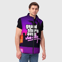 Мужской жилет GTA:VICE CITY, цвет: 3D-черный — фото 2