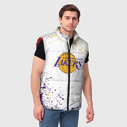 Мужской жилет LA LAKERS, цвет: 3D-красный — фото 2