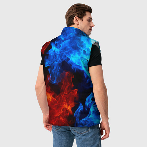 Мужской жилет MINECRAFT / 3D-Светло-серый – фото 4