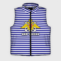 Мужской жилет Тельняшка ВМФ, цвет: 3D-светло-серый