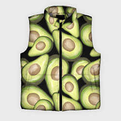 Мужской жилет Avocado background, цвет: 3D-светло-серый