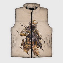 Мужской жилет Военный, цвет: 3D-черный