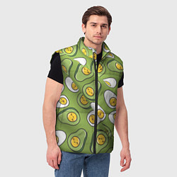Мужской жилет АВАКАДО паттерн, цвет: 3D-черный — фото 2