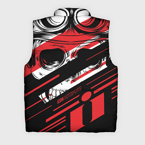 Мужской жилет Череп Icon красный / 3D-Красный – фото 2