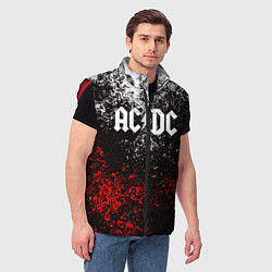 Мужской жилет AC DC, цвет: 3D-красный — фото 2