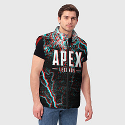 Мужской жилет APEX LEGENDS GLITCH, цвет: 3D-красный — фото 2