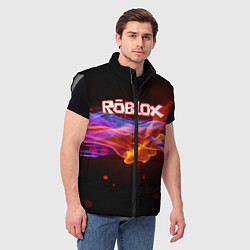 Мужской жилет ROBLOX, цвет: 3D-светло-серый — фото 2