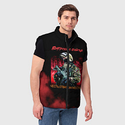 Мужской жилет Внутренние войска, цвет: 3D-черный — фото 2