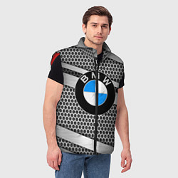 Мужской жилет BMW, цвет: 3D-красный — фото 2