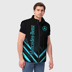 Мужской жилет Mercedes-Benz, цвет: 3D-черный — фото 2