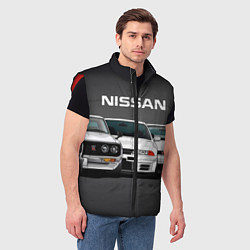 Мужской жилет NISSAN, цвет: 3D-красный — фото 2