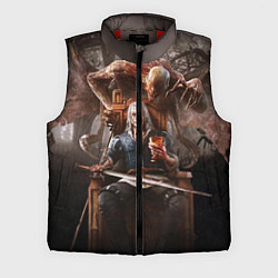 Мужской жилет КРОВЬ И ВЕДЬМАК, цвет: 3D-красный