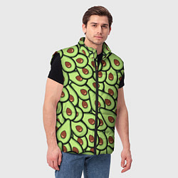 Мужской жилет АВОКАДО, цвет: 3D-черный — фото 2