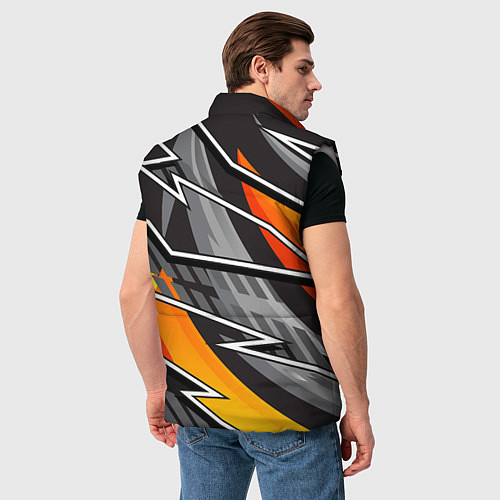 Мужской жилет Audi RS / 3D-Светло-серый – фото 4