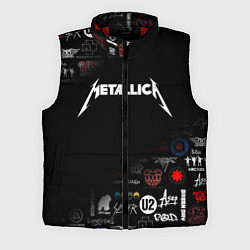 Мужской жилет Metallica, цвет: 3D-красный