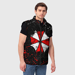 Мужской жилет RESIDENT EVIL UMBRELLA, цвет: 3D-черный — фото 2