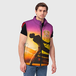 Мужской жилет Queen, цвет: 3D-красный — фото 2