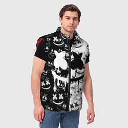 Мужской жилет Fortnite & Marshmello, цвет: 3D-красный — фото 2