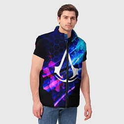Мужской жилет Assassin??s Creed, цвет: 3D-черный — фото 2