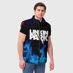 Мужской жилет LINKIN PARK, цвет: 3D-красный — фото 2