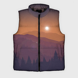 Мужской жилет Горы, цвет: 3D-черный