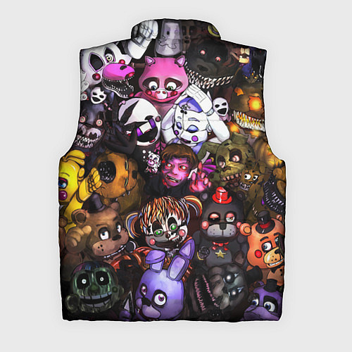 Мужской жилет Five Nights At Freddy's / 3D-Красный – фото 2