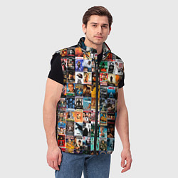 Мужской жилет Постеры фильмов, цвет: 3D-черный — фото 2