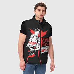 Мужской жилет Punk-rock, цвет: 3D-черный — фото 2