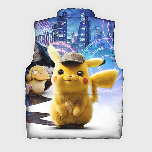 Мужской жилет Детектив Пикачу / 3D-Красный – фото 2