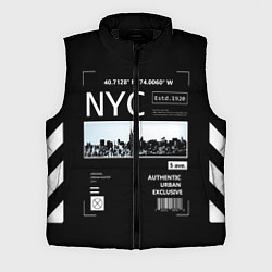 Мужской жилет Off-White: NYC, цвет: 3D-черный