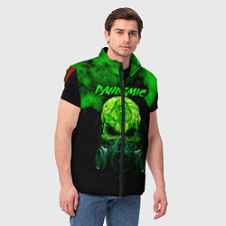 Мужской жилет Пандемия, цвет: 3D-красный — фото 2