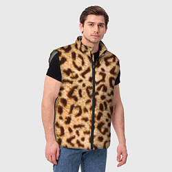 Мужской жилет Леопард, цвет: 3D-светло-серый — фото 2