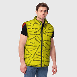 Мужской жилет Король и шут - песни КиШ Z, цвет: 3D-красный — фото 2