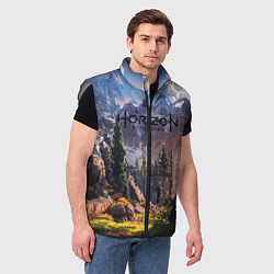 Мужской жилет Horizon Zero Dawn, цвет: 3D-светло-серый — фото 2