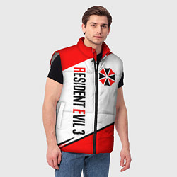 Мужской жилет RESIDENT EVIL 3, цвет: 3D-светло-серый — фото 2
