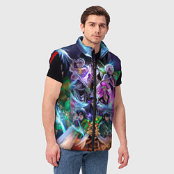 Мужской жилет KIMETSU NO YAIBA, цвет: 3D-красный — фото 2