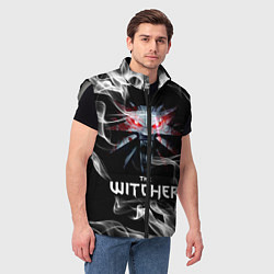 Мужской жилет ВЕДЬМАК, цвет: 3D-светло-серый — фото 2