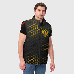 Мужской жилет РОССИЯ, цвет: 3D-красный — фото 2