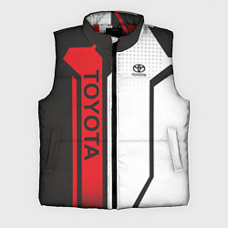Мужской жилет Toyota Driver team, цвет: 3D-красный