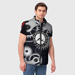 Мужской жилет MERCEDES-BENZ, цвет: 3D-красный — фото 2