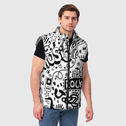 Мужской жилет Rock, цвет: 3D-светло-серый — фото 2
