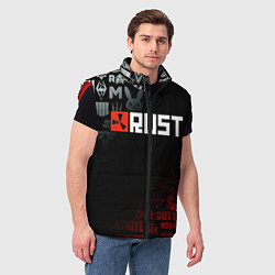 Мужской жилет RUST, цвет: 3D-красный — фото 2