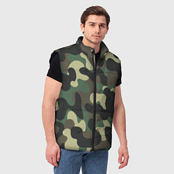 Мужской жилет КАМУФЛЯЖ, цвет: 3D-черный — фото 2