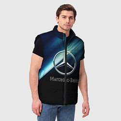 Мужской жилет Mercedes, цвет: 3D-черный — фото 2