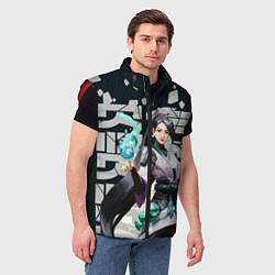 Мужской жилет Sage, цвет: 3D-красный — фото 2