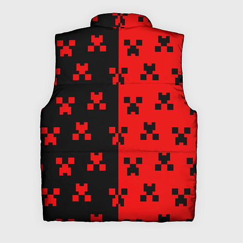 Мужской жилет MINECRAFT CREEPER / 3D-Красный – фото 2
