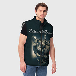 Мужской жилет Children of Bodom 4, цвет: 3D-светло-серый — фото 2