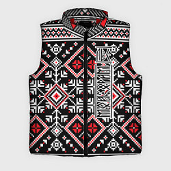 Мужской жилет Лес мой храм, цвет: 3D-красный