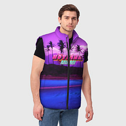 Мужской жилет HOTLINE MIAMI, цвет: 3D-черный — фото 2