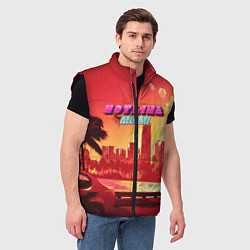 Мужской жилет HOTLINE MIAMI, цвет: 3D-черный — фото 2